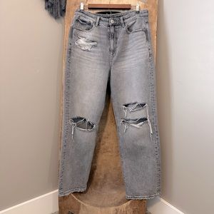 American Eagle gray jeans